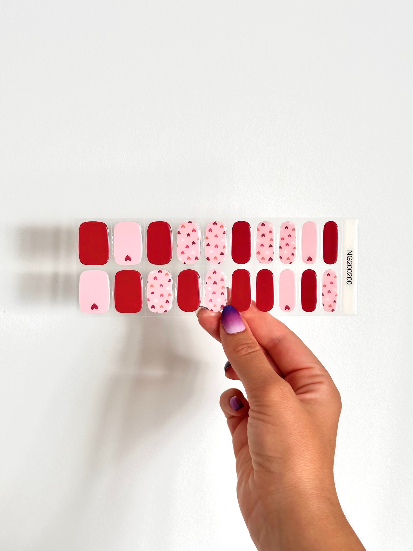 Sweet Valentine Gel Nail Stickers