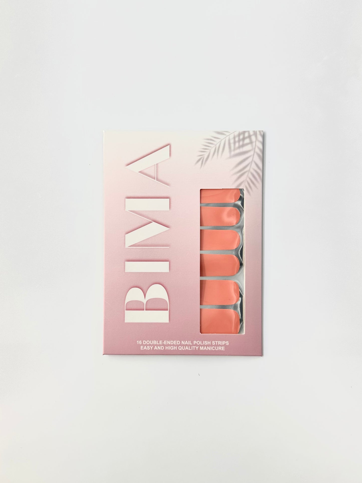 Solid Salmon Nagellack-Wraps