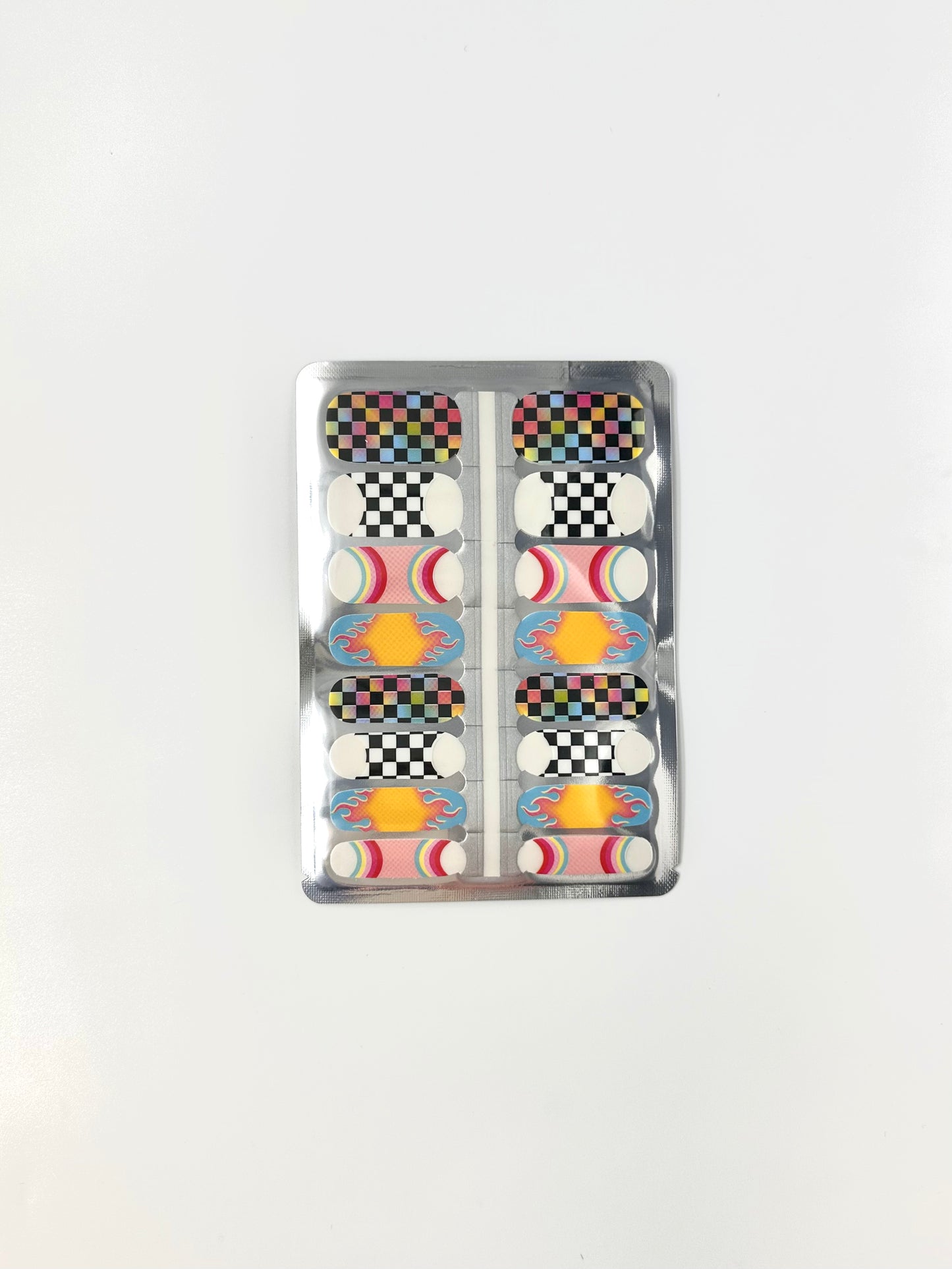 Race Flame Nagel Folien