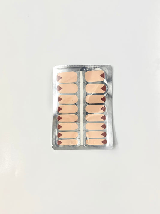 Mocha Edge Nagel Wraps
