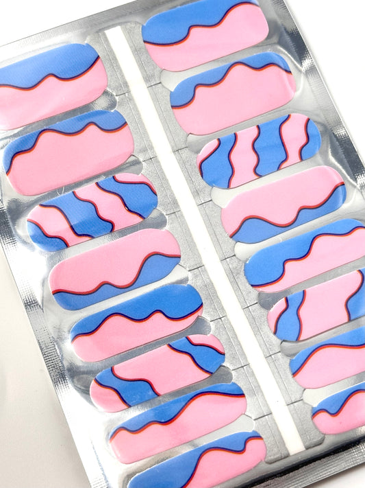 Candy Swirls Nagel-Wraps