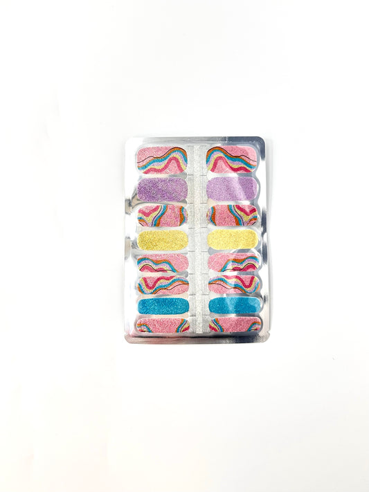 Vibrant Fushion Nagel-Wraps