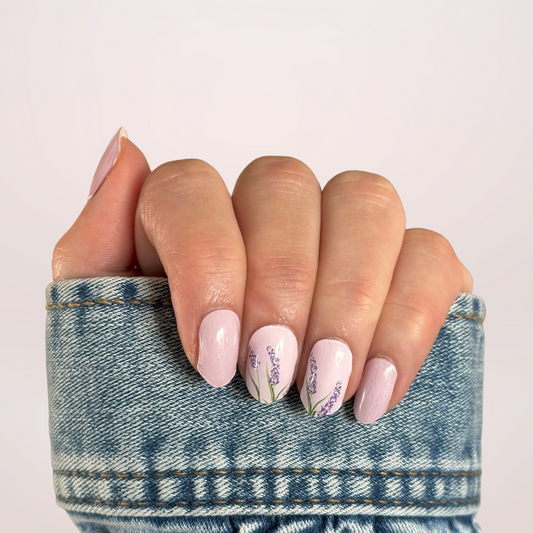 Lavender Fields Gellakstickers