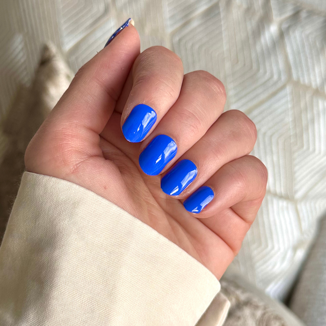 Cobalt Bliss Gellack-Sticker