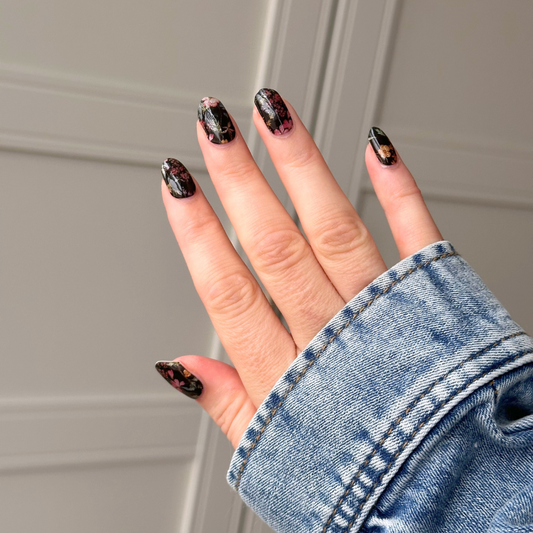 Night Bloomers Gel Nail Stickers