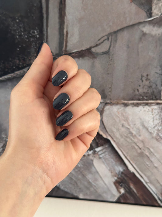Navy Night Gel Nail Stickers