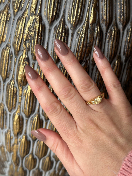 Mocha Latte Gel Nail Stickers