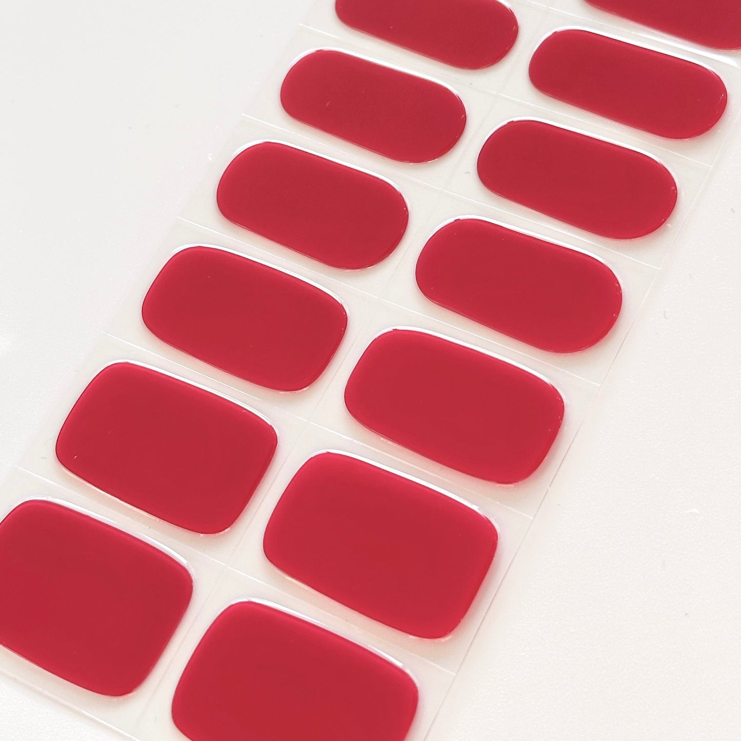 Himbeerblüte Gel-Nagellack-Sticker