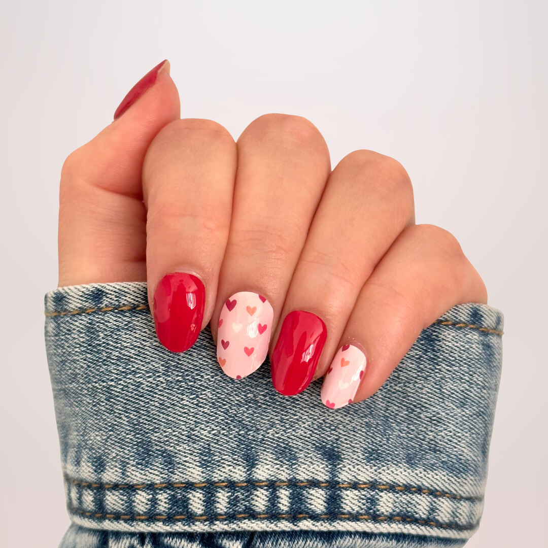 Sweet Valentine Gel Nail Stickers