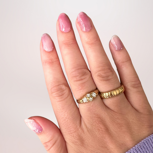 Misty Mauve Gel Nail Stickers