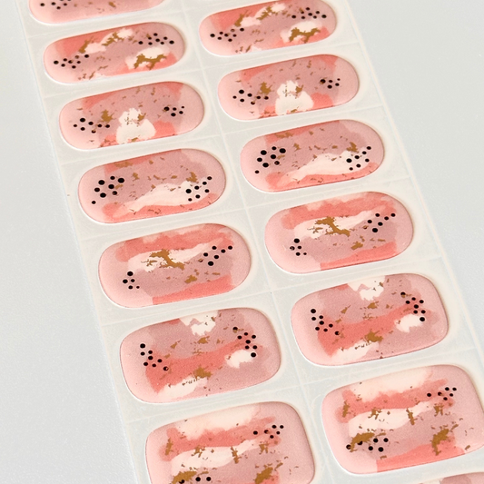 Arty Vintage Gel Nail Stickers